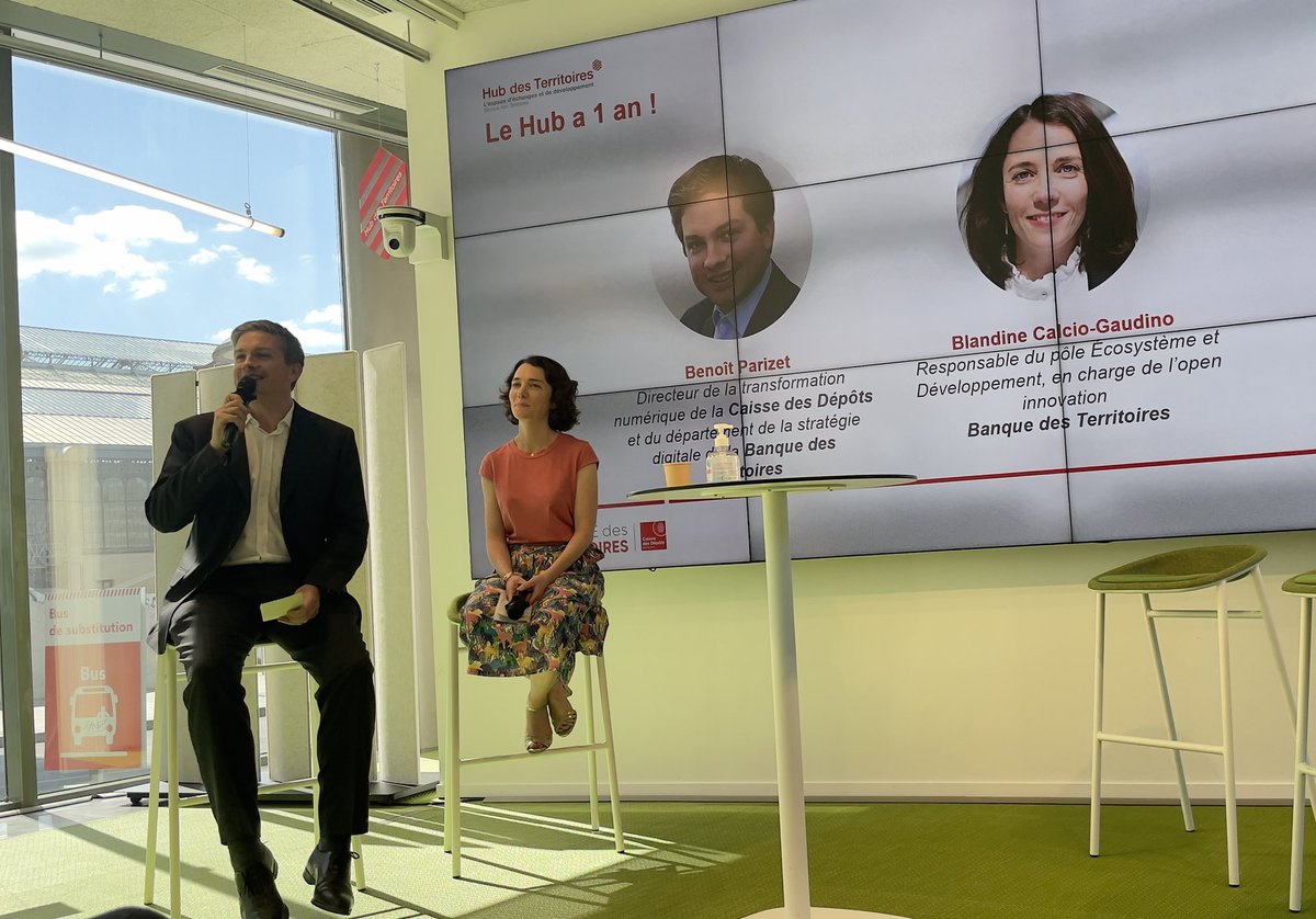 #1an du #hubdesterritoires de la <a href="/BanqueDesTerr/">Banque des Territoires</a> : « vous êtes ici chez vous » rappelle <a href="/BenoitParizet/">Benoit Parizet</a> à tous les acteurs des territoires