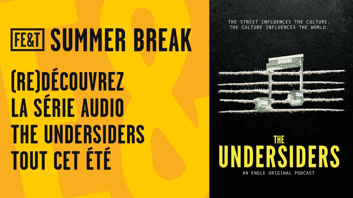 FeaturingTalk's tweet photo. Le podcast Featuring fait son break estival 🏖️

Mais pour ne pas vous laisser seul et sans podcast, on vous propose de (re)découvrir la série audio #TheUndersiders pendant tout l'été. 

Retrouvez 1 nouvel épisode tous les mardis jusqu'à la rentrée !

👉 https://t.co/ZHbXQQ2t5D https://t.co/TZOy17jvnM