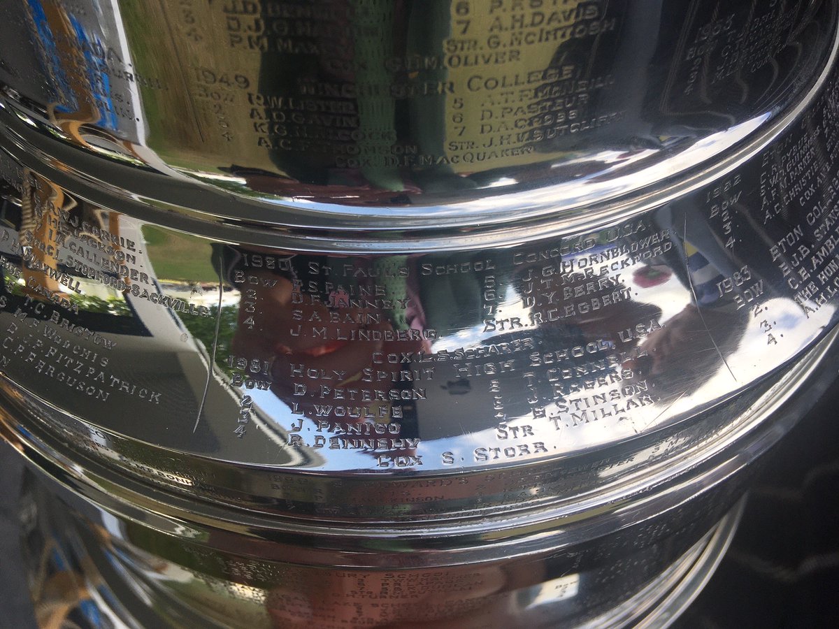 So proud of my niece, <a href="/MollyRexRows/">Molly Reckford</a>, for winning the <a href="/HenleyRegatta/">Henley Royal Regatta</a> on Sunday! Hard to believe it has been 42 years since my <a href="/StPaulsSchoolNH/">St. Paul's School</a> crew won there. Brings back a lot of memories! #HRR22 #HenleyRoyalRegatta