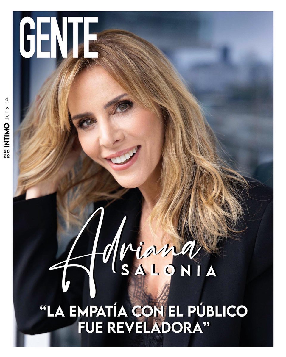 Adriana Salonia es nuestra figura del #IntimoDeLaSemana. En una producción exclusiva hablo con GENTE de su pasión por la actuación y el impacto su rol en la tira El Primero de Nosotros. 

Lee la nota👉🏻 bit.ly/3IdQV1o