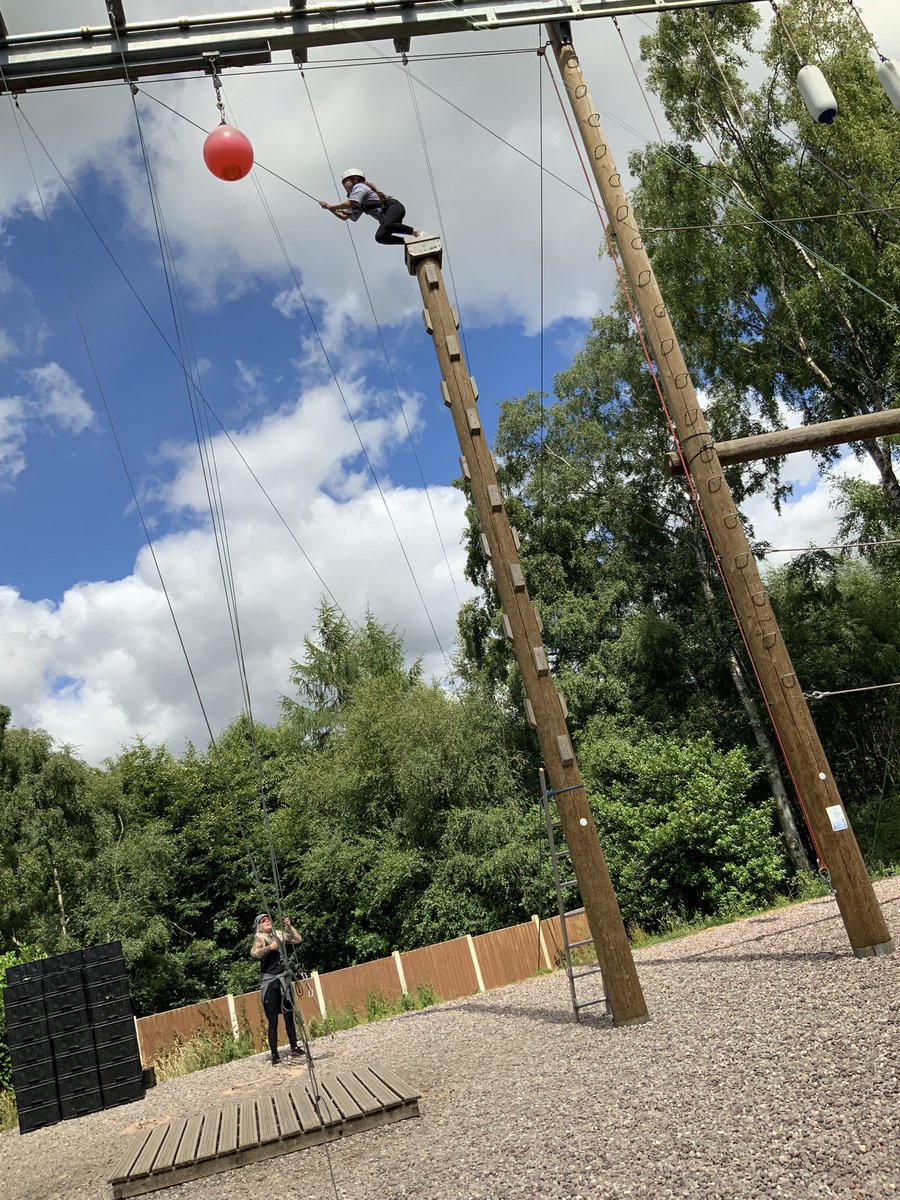 ABCPschool's tweet photo. #Year4 #PettyPool Mrs Wernhamβs group are loving Petty Pool so far! They have been crate stacking, climbing the wall and doing the leap of faith! @Petty_Pool_OEC https://t.co/RlJNFkiGtj