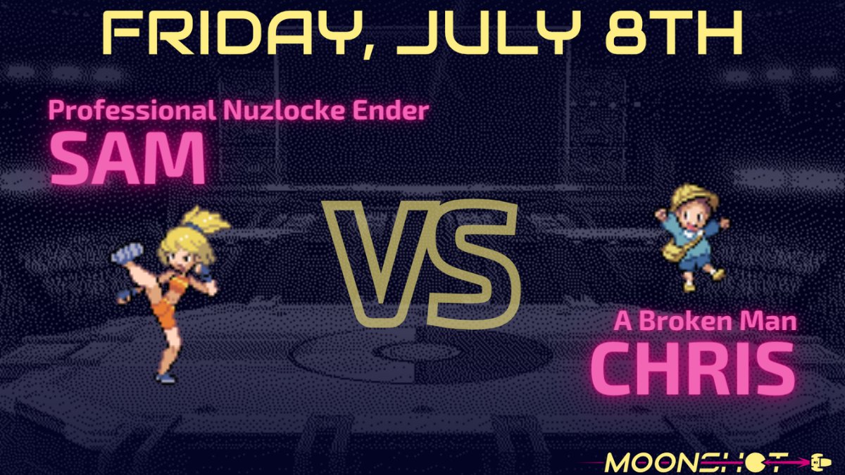 MoonshotPods's tweet image. Finally, a Mario Party rivalry spills over into the Showdown arena for Friday's fourth matchup as Sam battles Chris @TopherDisgrace for a chance at another Moonshot championship!