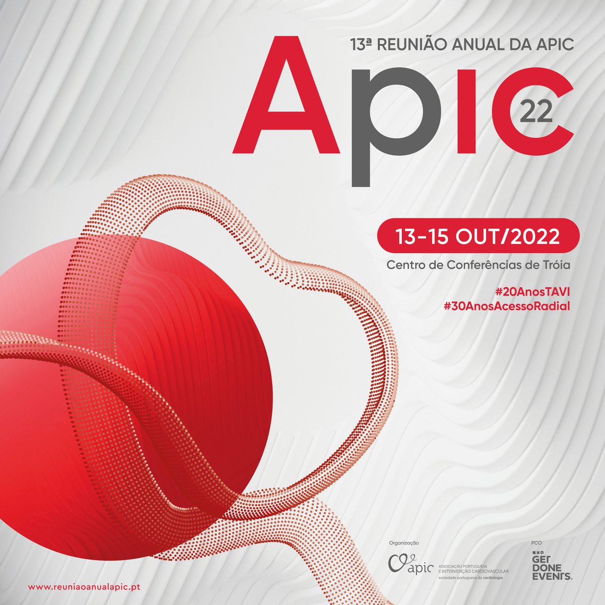 A 13.ª Reunião Anual da APIC (APIC’22), reunião major da Cardiologia de Intervenção em Portugal, irá decorrer de 13 a 15 de outubro, no Centro de Conferências de Tróia.

Esperamos por todos vós em Tróia em Outubro de 2022!

Consulte mais informações em reuniaoanualapic.pt