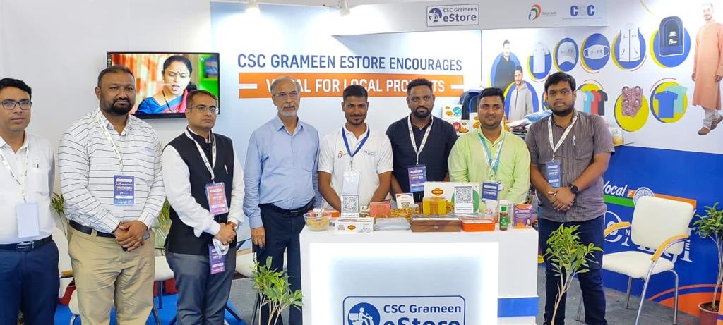 CSC Grameen e store at Digital India week, Ahmedabad
