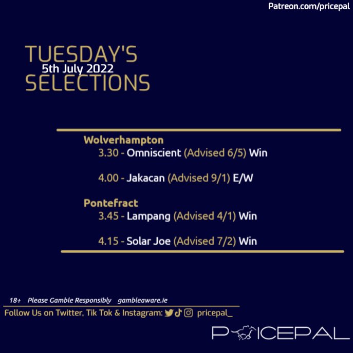 Pricepal_'s tweet photo. Booom 😎😎😎😎

4/1 and 8/1 winner today 
We make this game look easy 🔥🔥🔥

Daily Selections will be put up at around 9/10pm every night. 

Join us using link below:
https://t.co/V3mX7S4dvf https://t.co/GxnsnLDOi7