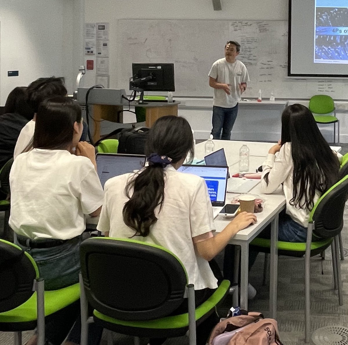 YounghaChang's tweet photo. In my interactive workshop on Day 7, students practised how to strategically use an innovation framework to analyse and explore some under-explored innovation opportunities #innovationworkshop #managinginnovation #sprusnu https://t.co/HWeevkHOeq