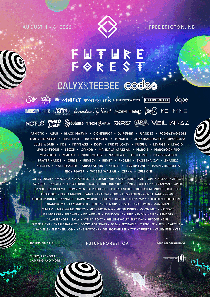 #futureforest2022 Music Lineup