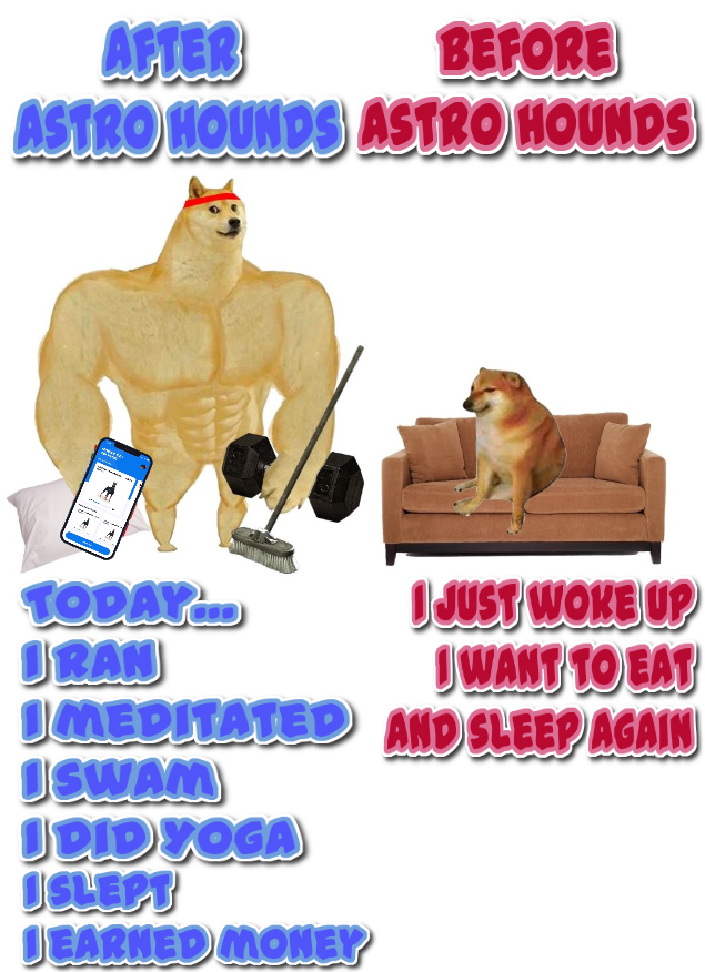 BillMillonaire's tweet photo. If you are in @AstroHounds you have a healthier life.
🐾 https://t.co/NpCdoMGpj7
🐾 https://t.co/rlOsmjfC9Y
👾 https://t.co/EaOXraYp7u
#HealthFi #FitFi #Healthverse https://t.co/OG6HB00cqV