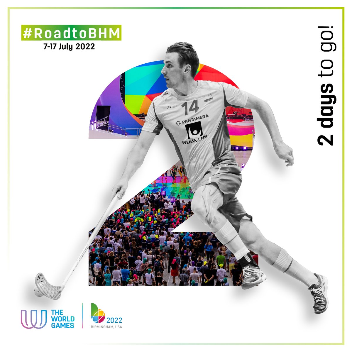 2 DAYS TO GO! 
#TWG2022 #RoadtoBHM #WeareTheWorldGames