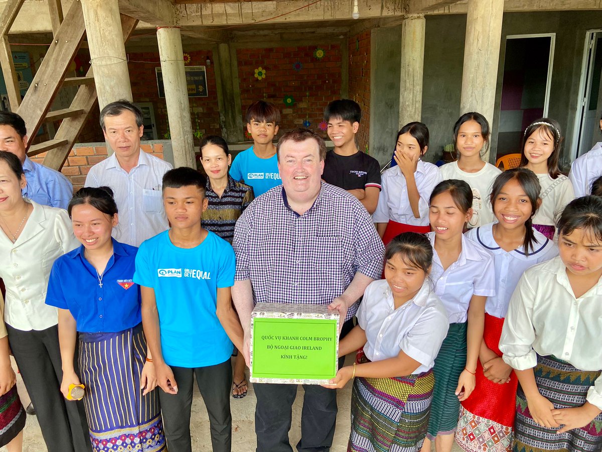 I had the pleasure of visiting a number of <a href="/Irish_Aid/">Irish Aid</a> funded projects in central Vietnam today and saw first hand the work organisations such as <a href="/PlanIreland/">Plan International Ireland</a> are doing to improve them lives of people in rural communities impacted by severe weather events.