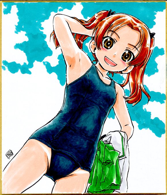 旧スクの魅力は陰影にあると思ってるんでしつこい位の塗りになってしまうのでした。 