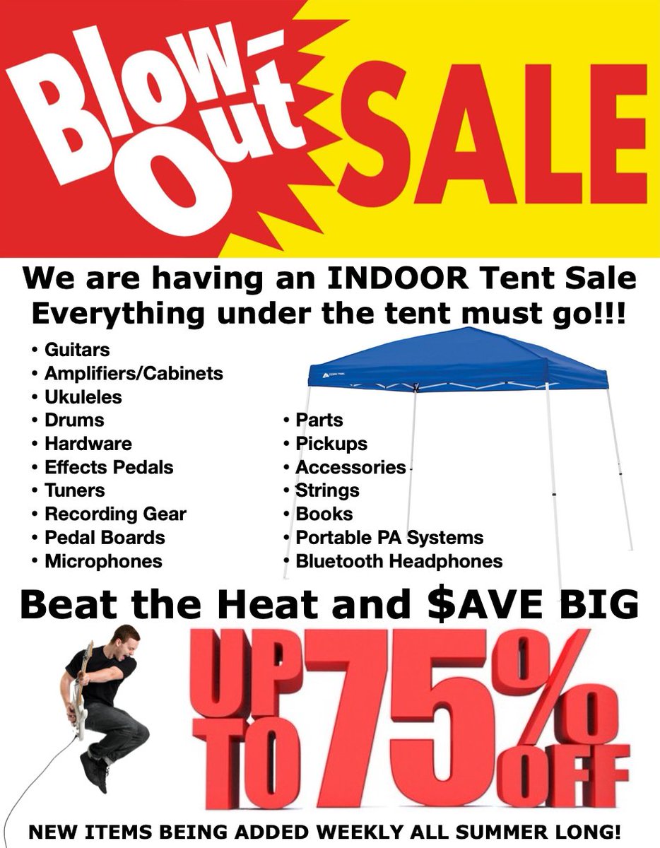 'Who is gonna be, who will be the first to save under those patio lanterns...' The BMC Summer #BlowoutSale is on now! 🎶🎤🎸 #brantford #KimMitchell #patiolanterns #shoplocal