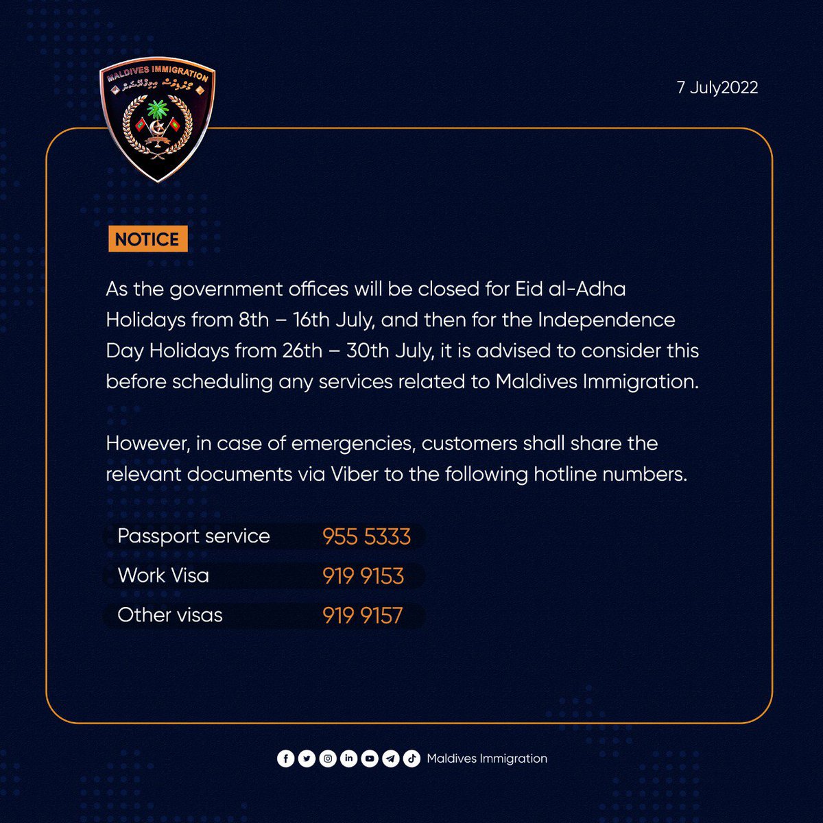 As there are several public holidays during this month, it is advised to reassure the validity of your passport or visa before purchasing tickets for international travel.