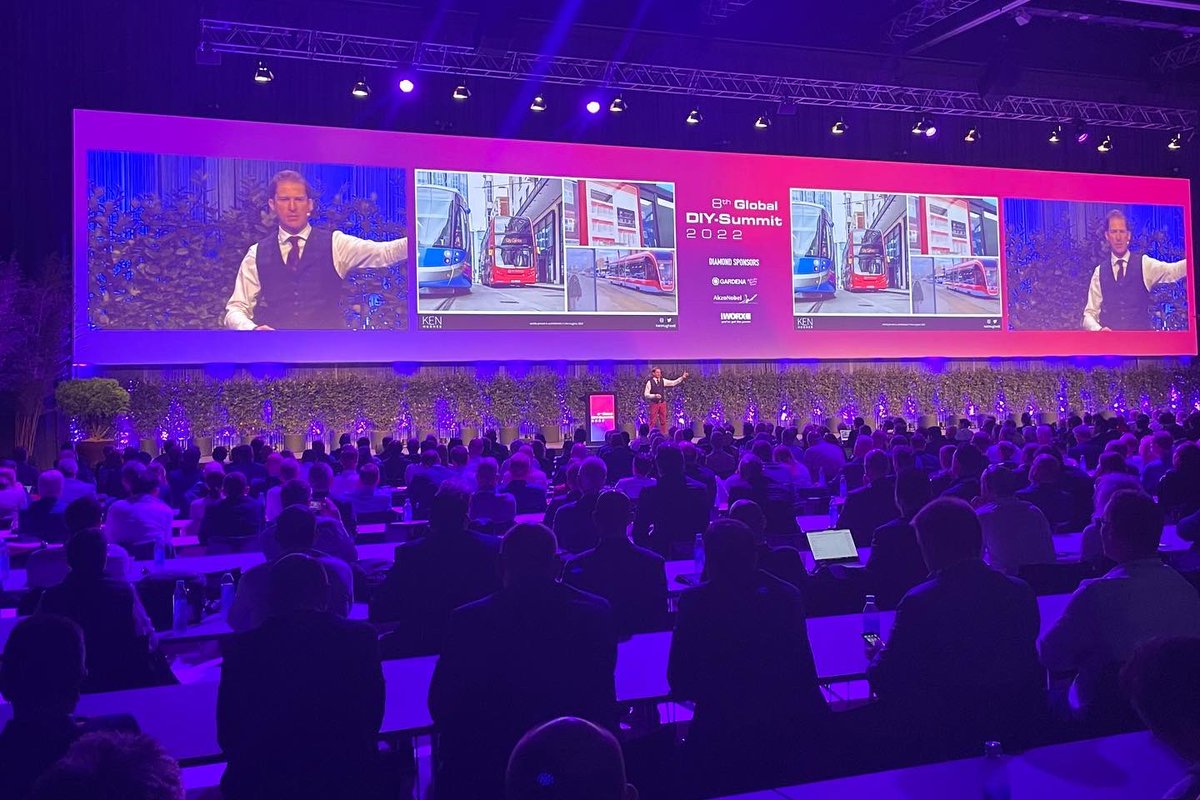 KenHughesIE's tweet photo. It’s so great to be back with live audiences. 
From performing in a beautiful café for the @GoogleRetail team in Helsinki to the fantastic stage set by the @diysummit in Copenhagen to a return visit to Norway with Aquavision (@SkrettingGroup) and many more stops. #keynotespeaker https://t.co/0UsOkdcNVp