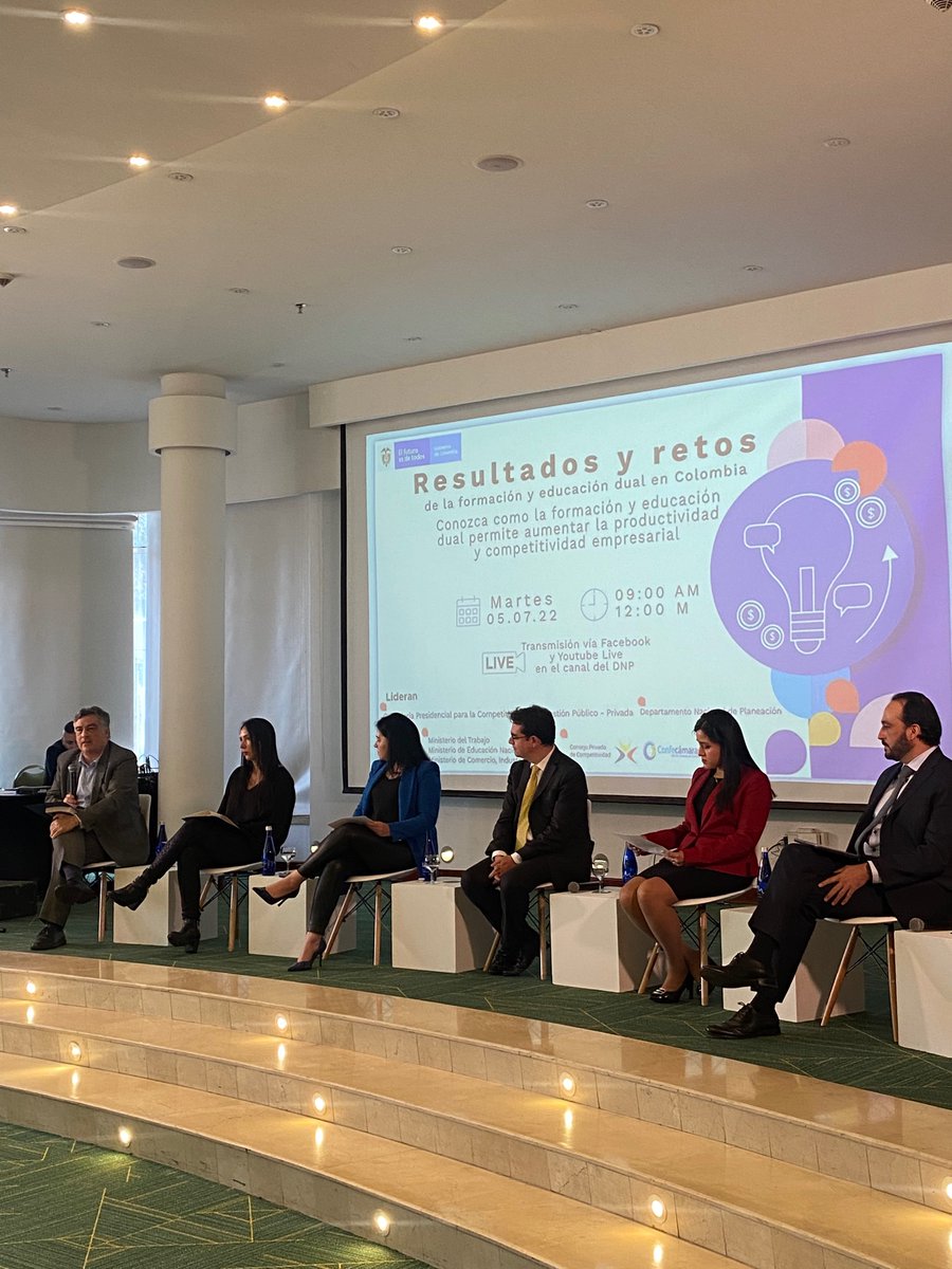 Consejo Privado de Competitividad (@colombiacompite) on Twitter photo 🚨📂 Inicia el segundo panel “Las empresas y las regiones en la Formación y Educación Dual. Retos en materia de #FormaciónyEducaciónDual”<a href="/uempresarial/">Uniempresarial</a> <a href="/NestleColombia/">Nestlé Colombia</a> <a href="/ColombiaCompite/">Consejo Privado de Competitividad</a> @DSIK_LAC <a href="/CRCSantander/">Santander Competitivo</a> <a href="/Swisscontact/">Swisscontact</a>. 🚨📂 Inicia el segundo panel “Las empresas y las regiones en la Formación y Educación Dual. Retos en materia de #FormaciónyEducaciónDual”<a href="/uempresarial/">Uniempresarial</a> <a href="/NestleColombia/">Nestlé Colombia</a> <a href="/ColombiaCompite/">Consejo Privado de Competitividad</a> @DSIK_LAC <a href="/CRCSantander/">Santander Competitivo</a> <a href="/Swisscontact/">Swisscontact</a>.