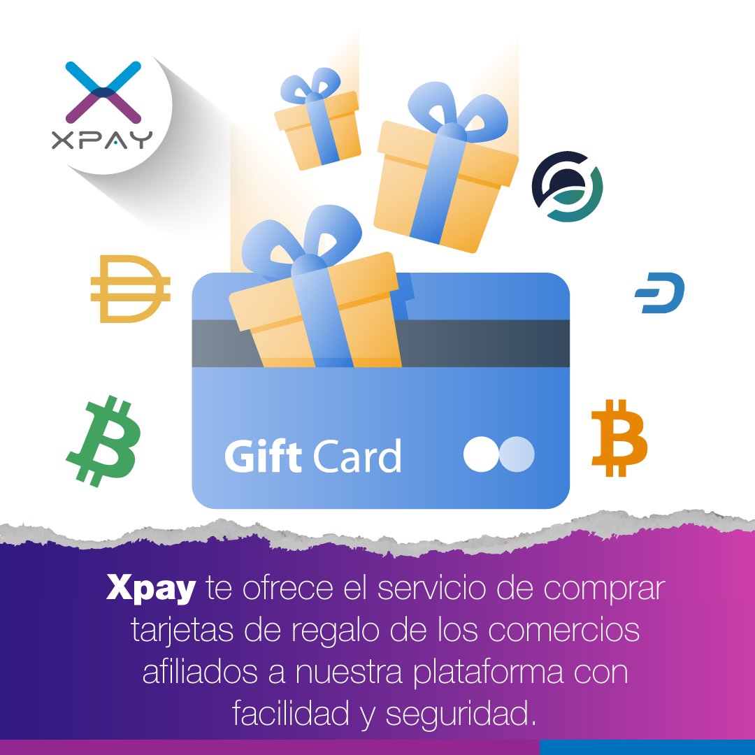 #Xpay | Utiliza tus #Criptomonedas para regalar alegría a tus seres queridos a través de Xpay 🎉