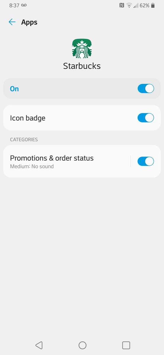 Hey <a href="/Starbucks/">Starbucks</a>, how about separating promotions into its own category in your Android app?