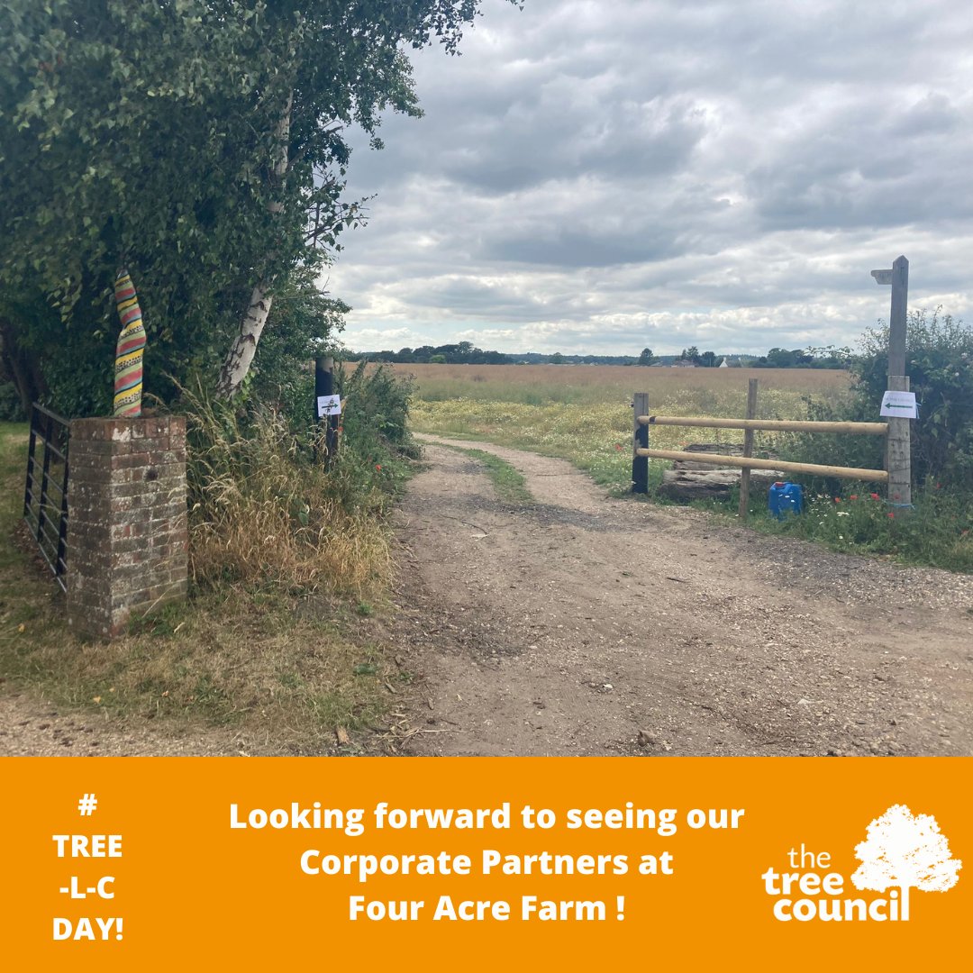 TheTreeCouncil's tweet photo. 📍🗺️ If you're joining us tomorrow for our Corporate Partner TREE-L-C Day, you'll find the entrance to CSA Ringwood Four Acre Farm on a bend signposted by a rather fetching rainbow-striped marker. @MacfarlanesLLP @nfum @Savills @SaveCutCarbon @SeriousTissues #TreeLC #TreeCare https://t.co/pLLXUYhbW5