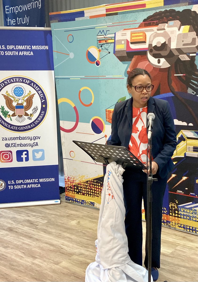 InnovateDurban's tweet image. #InnovateDurban is excited to have co-hosted the 2022 launch of the #AWE - Academy for Women Entrepreneurship at the #InnovationCoLab in Cato Manor. Produced by @AWIEF in partnership with #USConsulGeneral, the launch was simultaneously hosted in Cape Town, Pretoria and Durban!