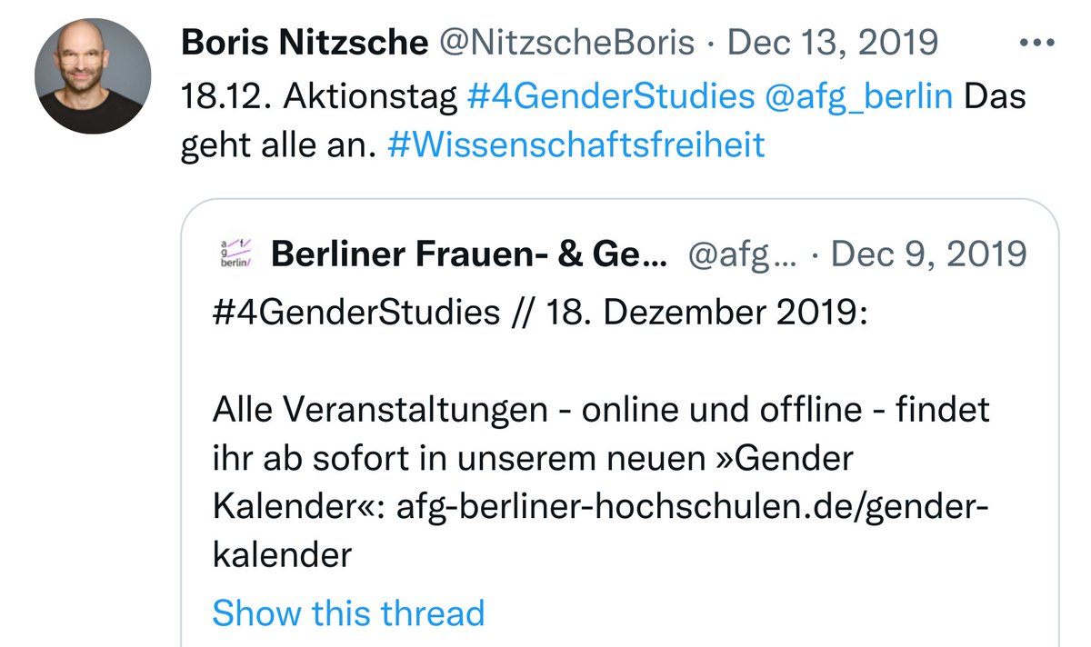 Aarefrank's tweet photo. @_donalphonso @LyllithB @Martin_Dete @HumboldtUni @NitzscheBoris Vielleicht wäre der #Boris #Nitzsche doch besser Gender Scientologe als „Wissenschaftskommunikator“ geworden... 

Aauf seinem angeblich „privaten“ Profil kommuniziert er fast ausschließlich Arbeitsaktivitäten, gestreusselt mit Wokeness+Transenaktivismus... ↓ https://t.co/GNVHnqrApc