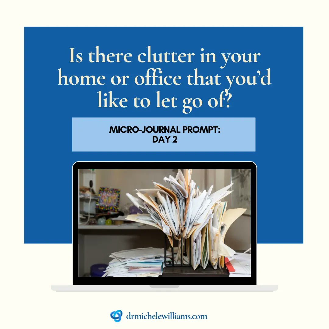 MicheleWilliamz's tweet photo. Is there clutter in your home or office or your daily routine?
-Sometimes clutter comes in the form of too many apps, maybe #instagram, #wordle or #candycrush.
-Sometimes it takes the form of a negative self-talk or a dismissive person.
#microjournaling #journaling https://t.co/47jRx3aFdl