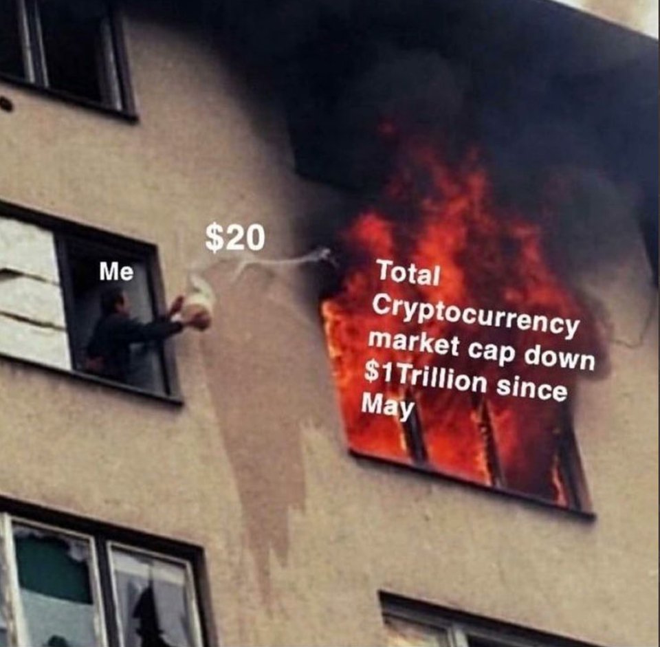 BeeTheRich's tweet photo. Drop a meme in the comments that reflects the current crypto market state for you now 😅✌ https://t.co/DK9WdkWmjc