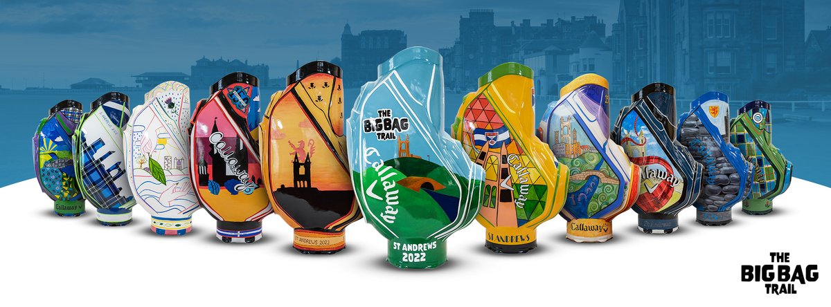 Here are all 10 sculptures (excl. the promo bag) that will be auctioned for charity on the Tuesday following #TheOpen. For more info on how to bid for your favourite sculpture, download #TheBigBagTrail App via the App Store or Google Play.  

#StAndrews #TheHomeofGolf #PublicArt