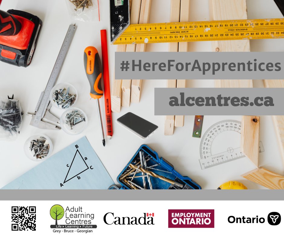 Have you considered an apprenticeship but want some upgrading first? 
Are you an employer with an apprentice?
Our FREE Adult Literacy program is #HereforApprentices We help develop skills in math, test taking, study, digital....and MORE!   
alcentres.ca/goal-paths/app…    #LiteracyON