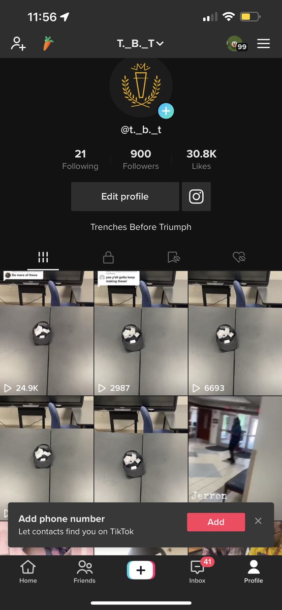 TrenchesBt's tweet photo. If you don’t follow our tiktok… go follow it!!!! Pls🙏🏽 https://t.co/9BYxae0MXF