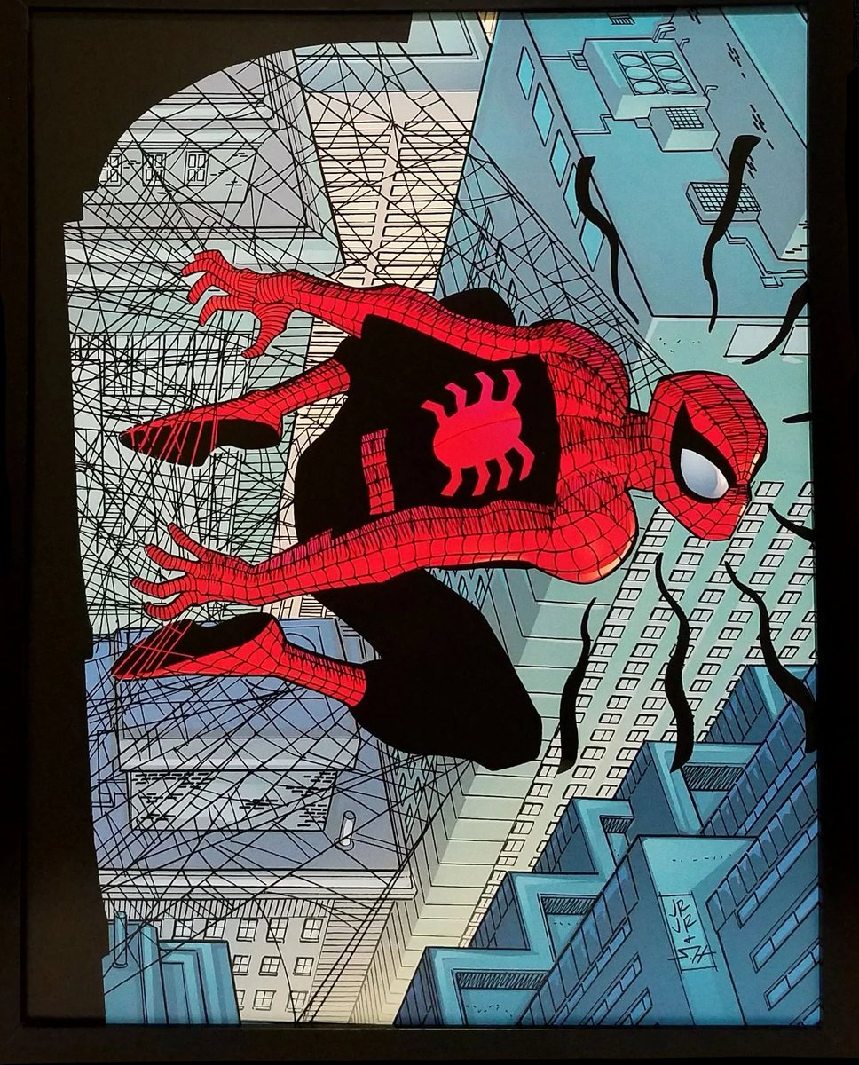RT @spideymemoir: Spider-Man, art by John Romita, Jr. & Scott Hanna! https://t.co/cn7nKMO88b