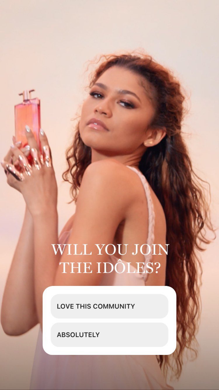 Zendaya for Lancome Idole Fragrance Campaign 