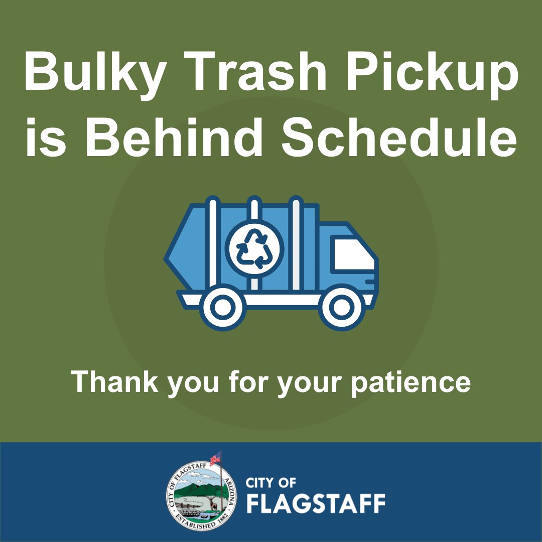 City of Flagstaff on Twitter "The City of Flagstaff’s bulky trash