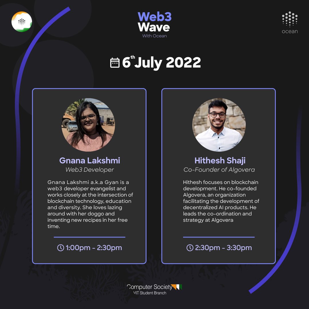 Computer Society of India - VIT Chapter tweet media