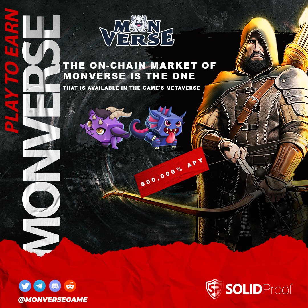 monversegame's tweet photo. Captured monsters can rent them to other players on our multi-chain marketplace.

🌐Website: https://t.co/HEFmngo99I

#Monverse #BSC #BNB #BNBChain #Binance  #BSCGems  #Games #Play2Earn #P2E #staking https://t.co/Jv7S2c64u0