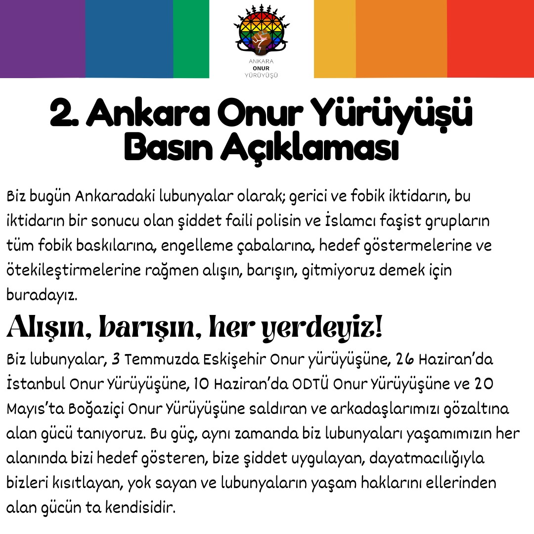 Ankara Pride tweet media