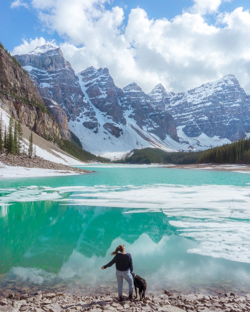 GM 💙 I miss being active on Twitter. And I miss hiking. Happy to be back in the swing of summer activities 🏔 #morainelake