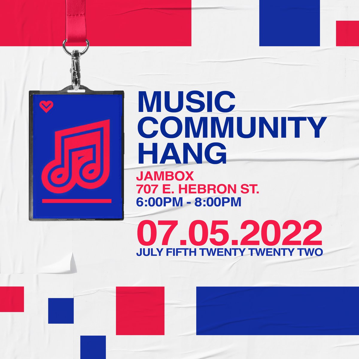 Are you a member of Charlotte's music community? Come hang with us tonight at Jambox as we build community in the Charlotte music scene. Free. Register: eventbrite.com/e/charlotte-mu…