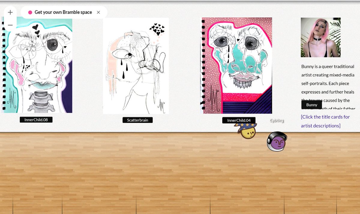 BareBunny3's tweet image. Had such an amazing time at the 
@bramblespaces event on June 30th! 

So honored to have been a part of this Juneteenth and LGBTQIA+ Pride event alongside @bobbythecoyote, @itsjnft and many others.

Thanks so much to all the organizers and those who joined 🥰🌈🌷🌱

#NFTart #NFTs