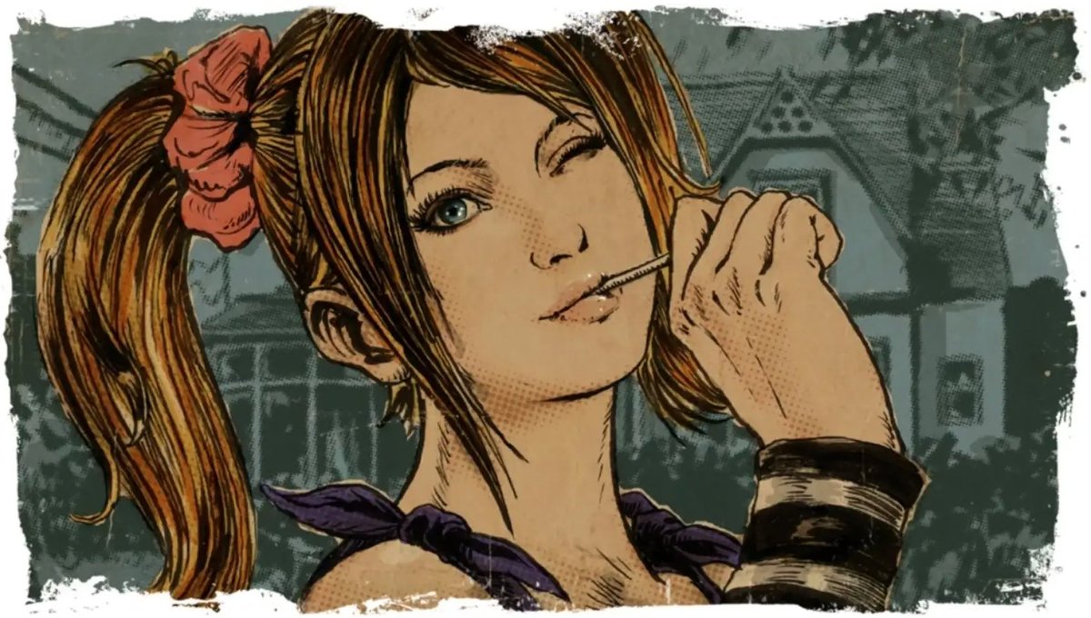 Kotaku's tweet image. Lollipop Chainsaw is revving up for a remake in 2023: bit.ly/3P41Ooz