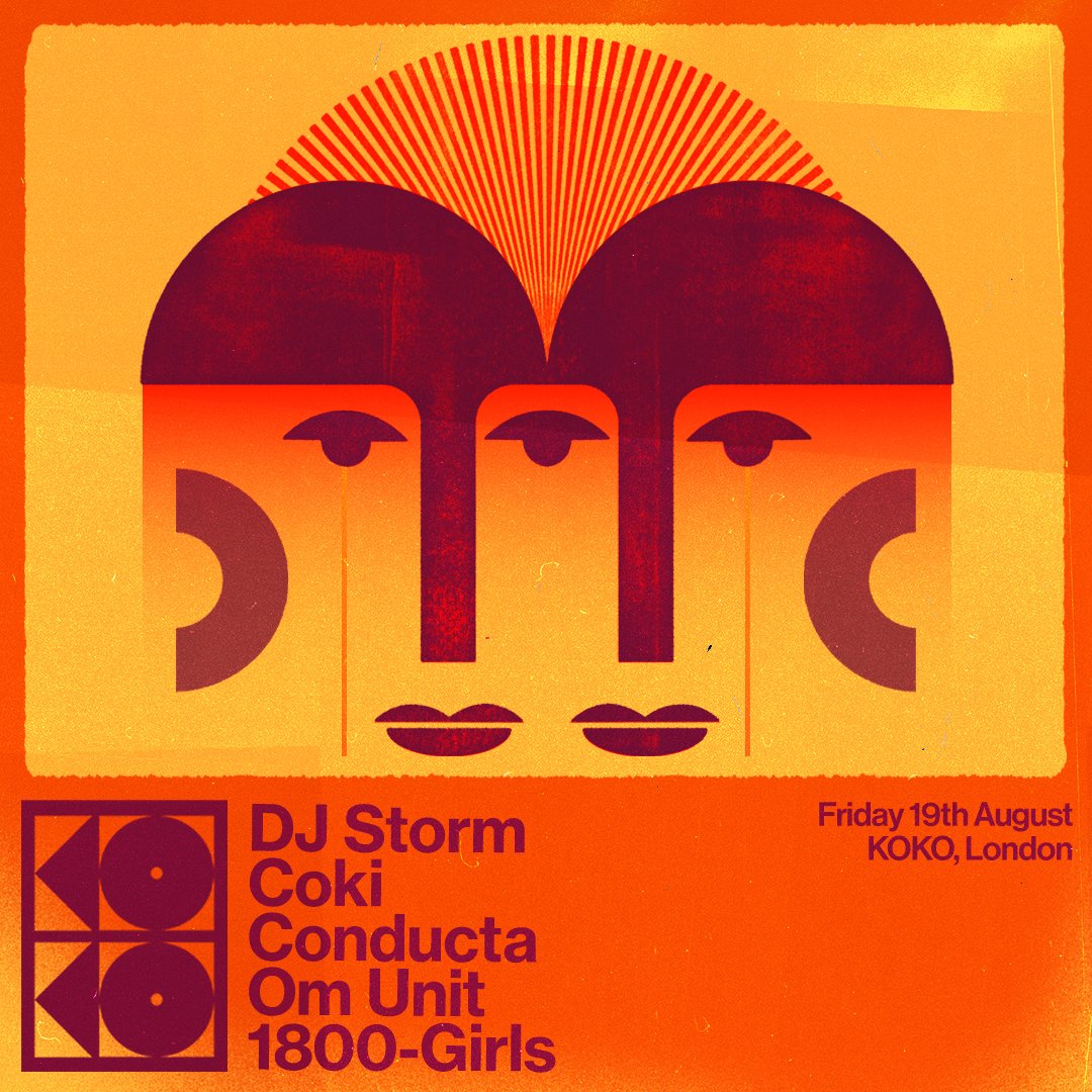 🚨JUST ANNOUNCED🚨

Heavyweight bass returns to KOKO as a serious crew of selectors showcasing the full spectrum of Bass sounds descends on Camden.

<a href="/djstormdnb/">djstorm</a> 
<a href="/coki_dmz/">COKI</a> 
@om_unit 
<a href="/ConductaUK/">Conducta</a> 
+ more

Tickets - ra.co/events/1554898