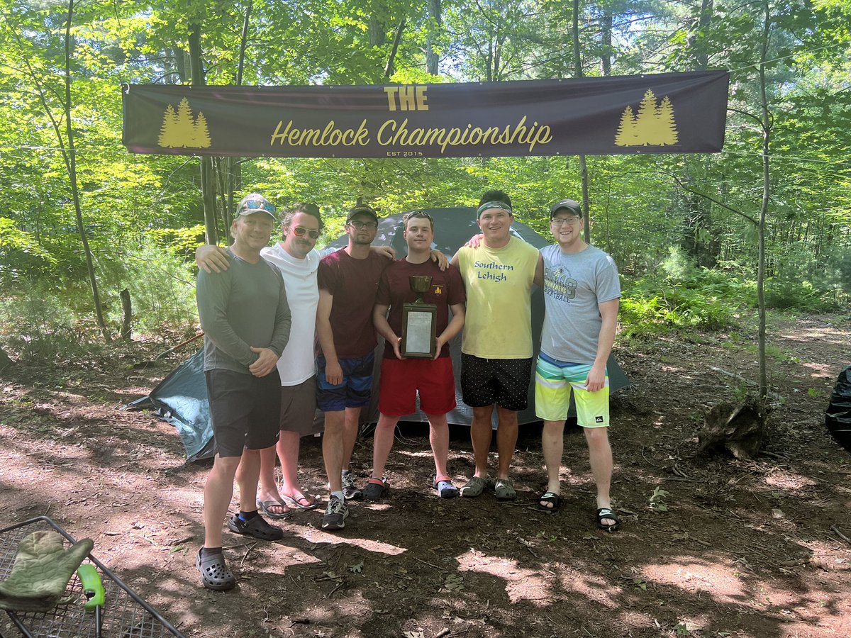 HemlockThe's tweet photo. In a time where the modern structure of golf is being contested by outside forces, the world needed a pure and highly competitive golf tournament and the 7th Hemlock accomplished exactly that. Congratulations to @BrycenHolland on his 2nd time raising the trophy #THC22 https://t.co/tS2UJC07C7