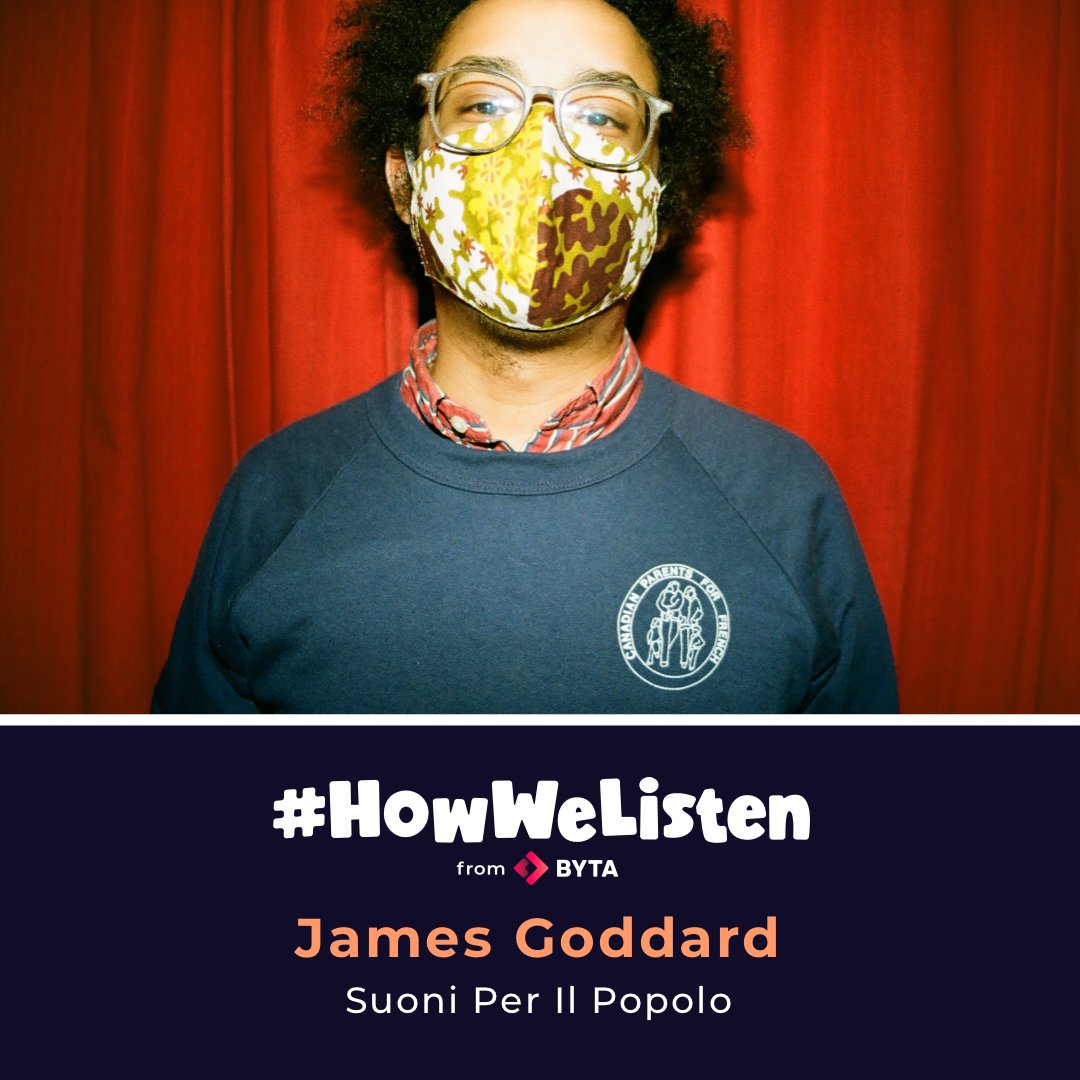 Byta / byta.com (@bytaltd) on Twitter photo In the latest #HowWeListen, James Goddard of <a href="/SuoniPopolo/">Suoni Per Il Popolo - 3 à 29 juin 2022</a> talks cassettes, analog & intentional listening!
Read➡️ byta.com/howwelisten/in…
🎧 Reccs: <a href="/cstrecords/">Constellation</a>, <a href="/SonoramaDisques/">Sonorama</a>, <a href="/SoundAmerican/">politic doggy🐶</a>, <a href="/FSRLive/">Future Sounds Radio</a>, <a href="/n10asradio/">n10.as</a>, <a href="/ZacharyLipez/">Zachary Lipez</a>, <a href="/NyegeNyegeFest/">Nyege Nyege 10th anniversary</a>, <a href="/brownswood/">Brownswood Recordings</a> <a href="/SaultGlobal/">SAULT</a> In the latest #HowWeListen, James Goddard of <a href="/SuoniPopolo/">Suoni Per Il Popolo - 3 à 29 juin 2022</a> talks cassettes, analog & intentional listening!
Read➡️ byta.com/howwelisten/in…
🎧 Reccs: <a href="/cstrecords/">Constellation</a>, <a href="/SonoramaDisques/">Sonorama</a>, <a href="/SoundAmerican/">politic doggy🐶</a>, <a href="/FSRLive/">Future Sounds Radio</a>, <a href="/n10asradio/">n10.as</a>, <a href="/ZacharyLipez/">Zachary Lipez</a>, <a href="/NyegeNyegeFest/">Nyege Nyege 10th anniversary</a>, <a href="/brownswood/">Brownswood Recordings</a> <a href="/SaultGlobal/">SAULT</a>