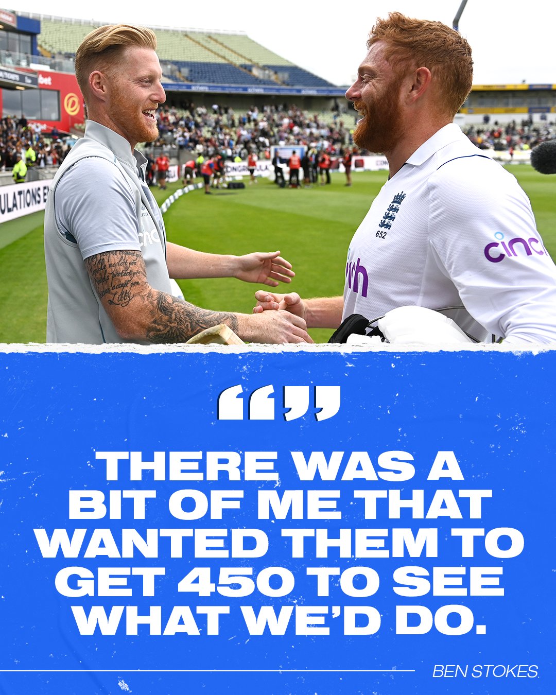 The Cricketer on Twitter: "Ben Stokes is having fun as England captain.  #ENGvIND https://t.co/VN4YJFzGXp" / Twitter
