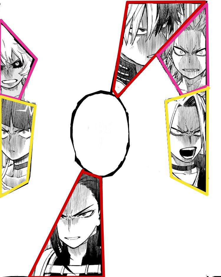 I am probably first one who noticed that Kirimina, Todomomo and Kamijirou’s panels mirror each other very obvious way