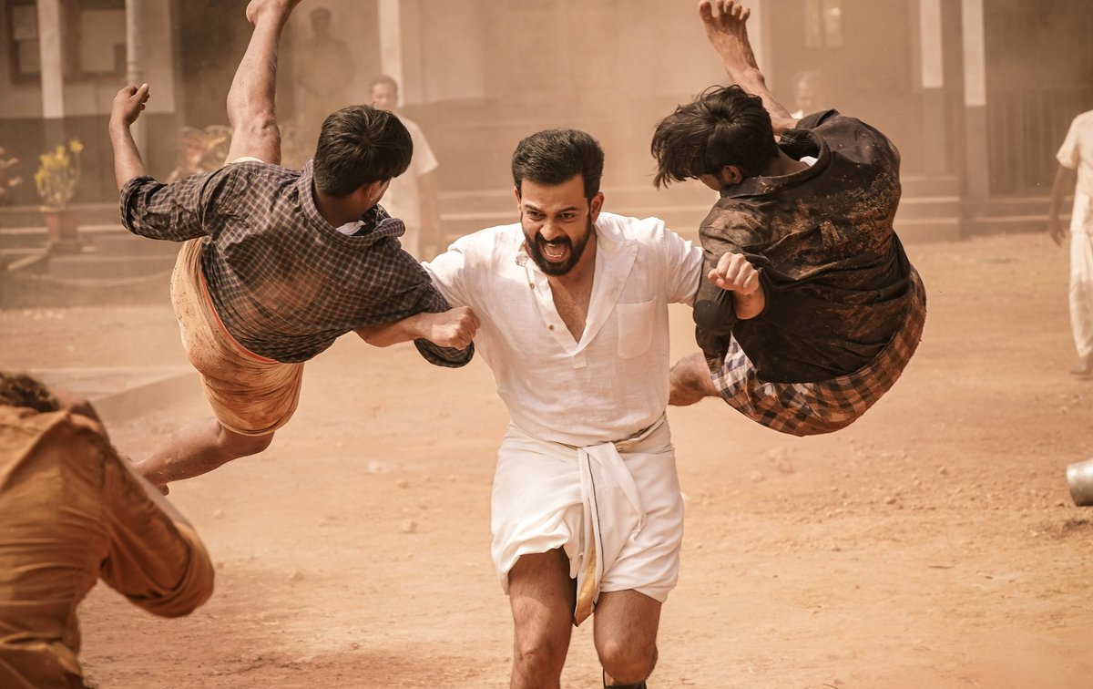PrithviOfficial's tweet photo. എല്ലാ തടസ്സങ്ങളെയും ഭേദിച് കടുവ ജൂലൈ 7ന്  തീയറ്ററുകളിൽ എത്തുന്നു! #KADUVA on 7th July 2022! Censored U/A. Bookings open now! PS: Apologies on keeping you all waiting and being so late to open bookings. ഇനി നാടൻ അടി! 
Book your tickets - https://t.co/q7hNDD1axa 

#KaduvaOnJuly7 https://t.co/ZcBYXeTCy0