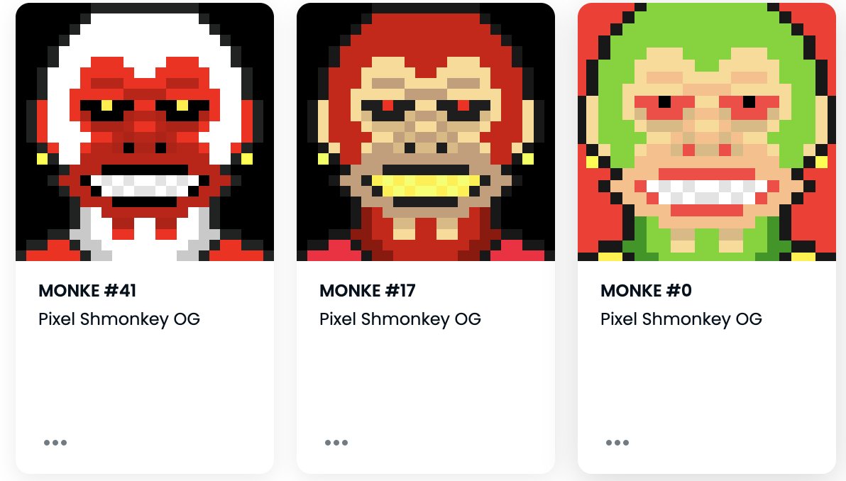 hwajilla's tweet photo. Had a blast looking thru all your #Shmonkey mints today. I'll make the free mint link public soon after @ProjectGMGN holders get their dibs in. Here are mine so far. I feel all of your Shmonkeys are so much wilder though. GN y'all!! 🦧 https://t.co/lA4RJTJUHn