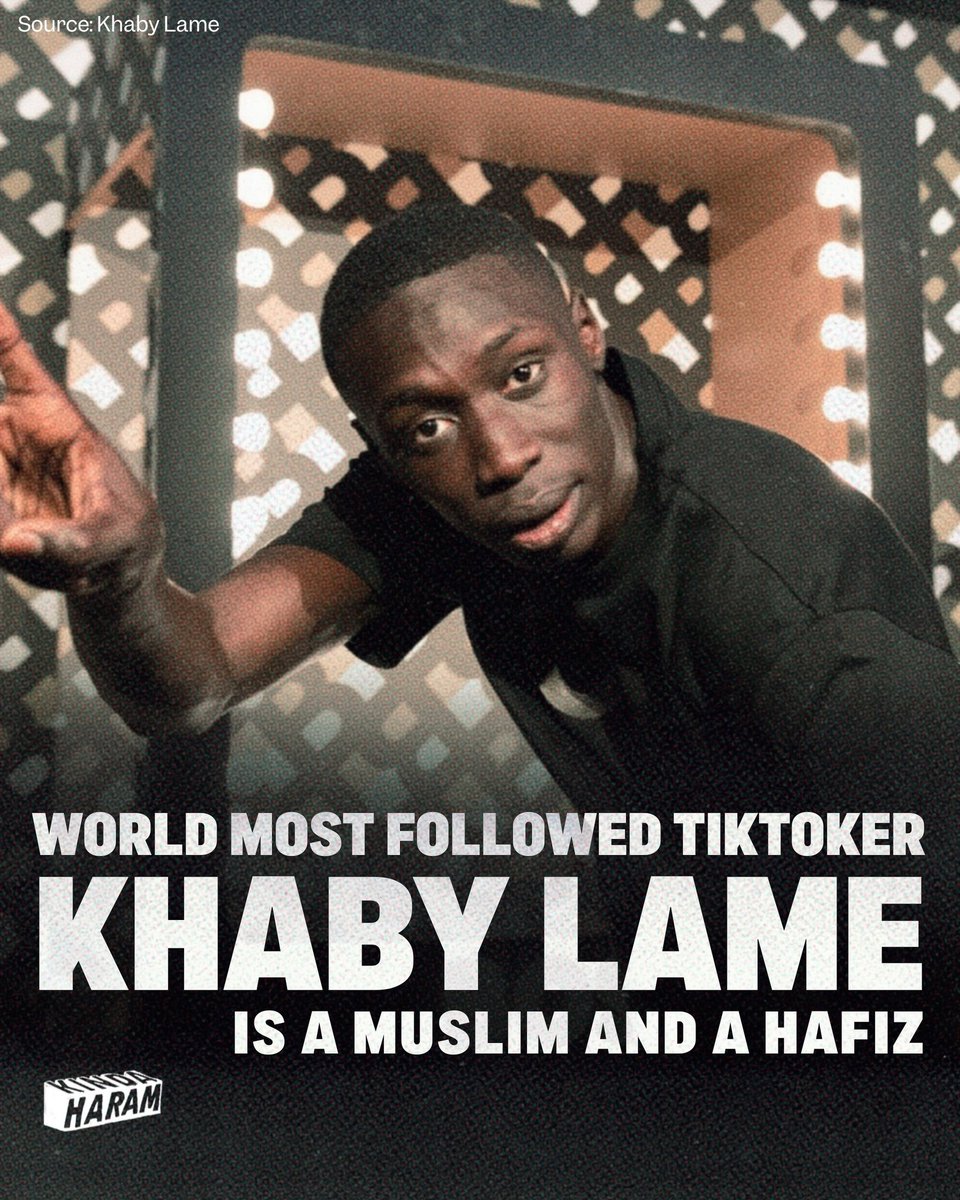 kindaaharam's tweet photo. One of the most followed TikToker in the world is a Muslim? You may have seen his hilarious viral videos before. But at 14, his parents sent him to Senegal to memorize the Quran and that he did. He has the entire Quran memorized by heart and is a practicing Muslim. https://t.co/ys0l39tc24