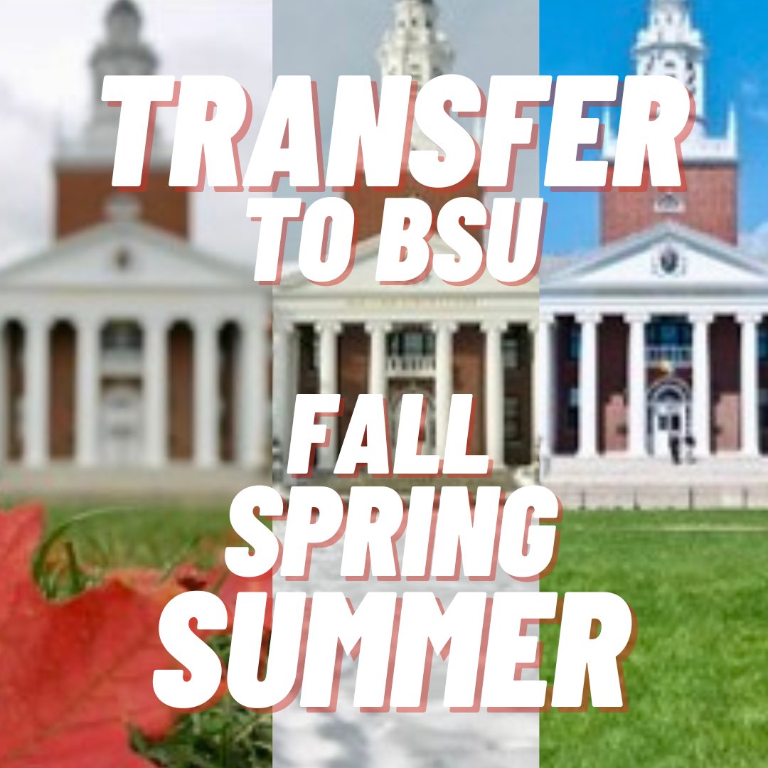Bridgewater State University accepts transfer applications all year round.  If admitted, you can choose to enroll in the upcoming fall, spring or summer semester.   Apply today to become a BSU Bear at bridgew.edu/apply.