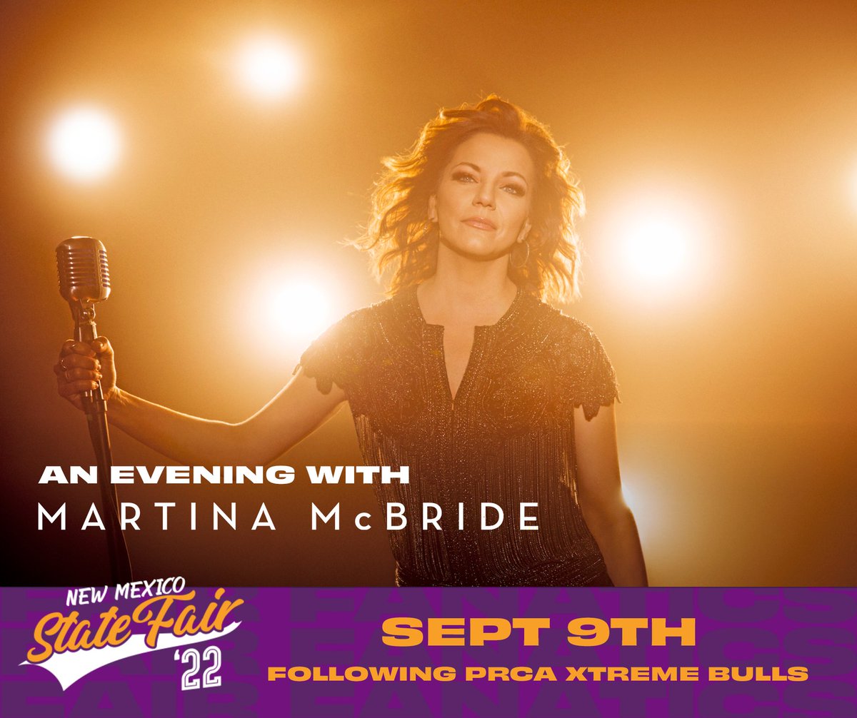 NMStateFair's tweet photo. Are you ready? Here it is! 🎵🎸🎤 The New Mexico State Fair's 2022 concert lineup! Tickets go on sale July 15th. More concert announcements coming soon!
#NMSF #NewMexico #NMStateFair #LandofEnchantment #NM #NMLove #NewMexicoLife #ABQConcerts https://t.co/us3J8mvjXF