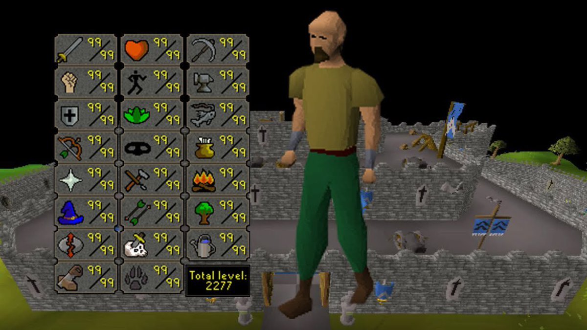 SolanaLegend's tweet image. This is what peak male performance looks like… OSRS for life 

No CrossFit, no excuses, just 2277 total level outside Lumbridge #OGsKnow
